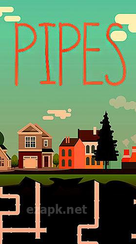 Pipes game: Free puzzle for adults and kids