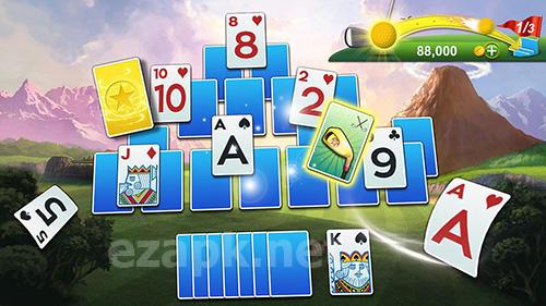 Golf solitaire: Green shot