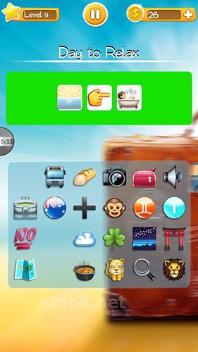 Words to emojis: Fun emoji guessing quiz game