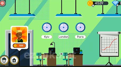 Bitcoin miner farm: Clicker game