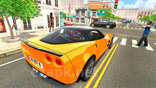 Sport car Corvette