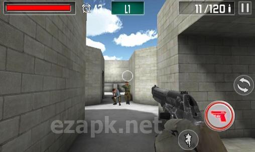 FPS : Commando gun shooting