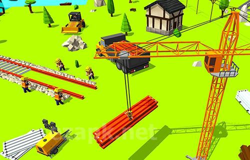 Construct railroad euro train