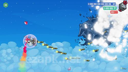Deadly unicorn jetpack challenge