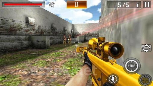 Shoot war: Professional striker