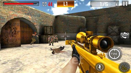 Shoot war: Professional striker