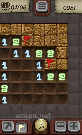 Temple minesweeper: Minefield