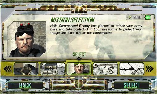 Winter snow war commando. Navy seal sniper: Winter war