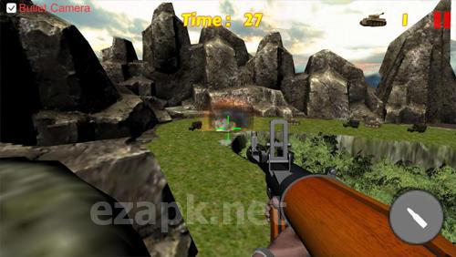 Tank shooting: Sniper game