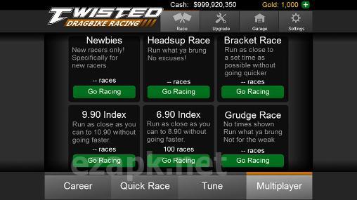 Twisted: Dragbike racing