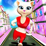 Princess cat Lea run