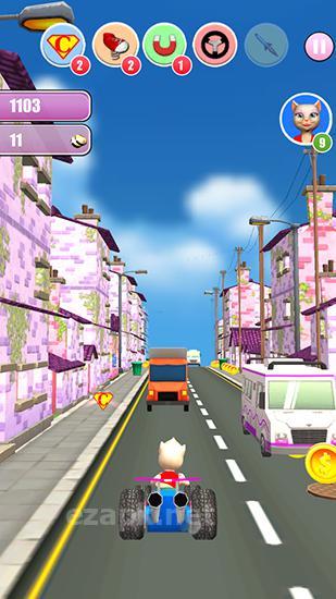 Princess cat Lea run