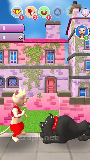 Princess cat Lea run