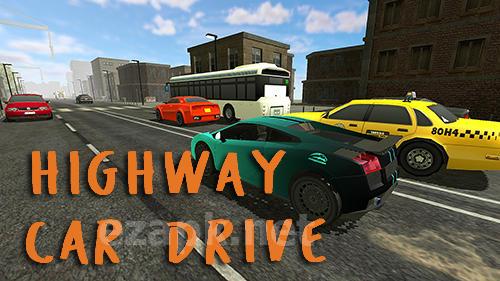 Highway car drive