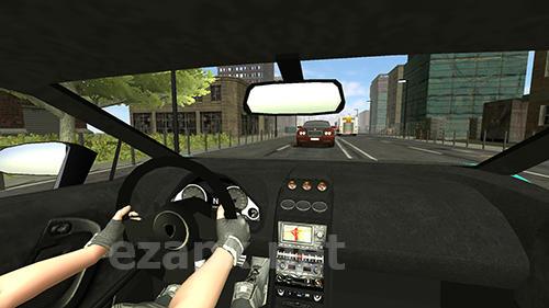 Highway car drive