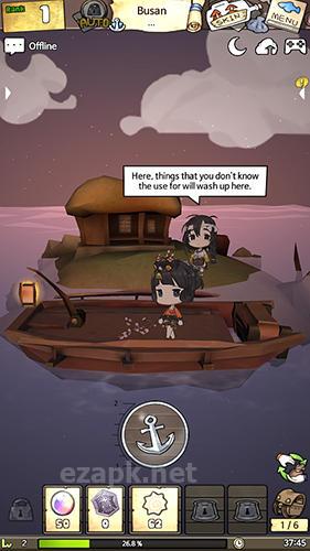 A girl adrift