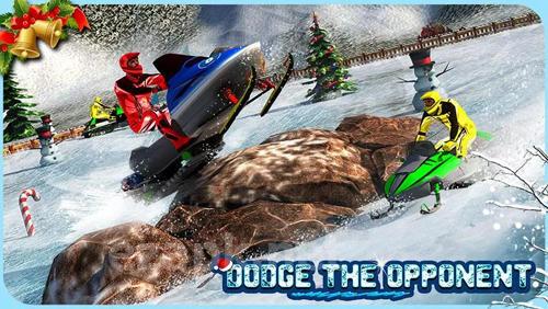 Snowmobile crash derby 3D