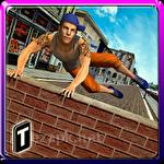 City parkour sprint runner 3D