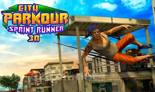 City parkour sprint runner 3D