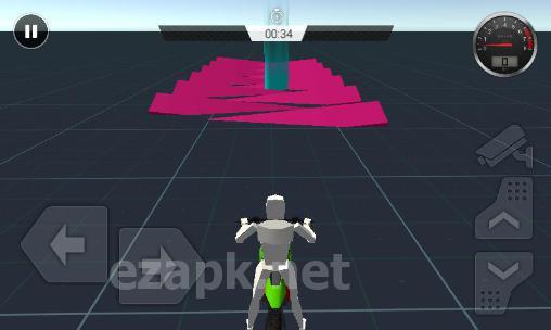 Motocross stunt trial