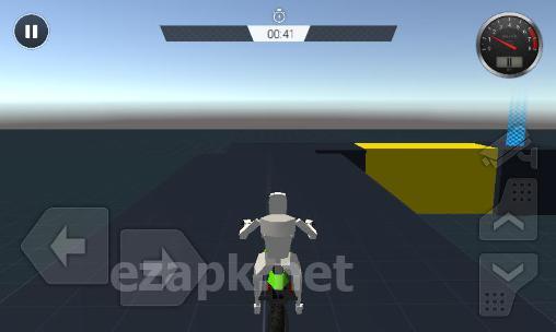 Motocross stunt trial