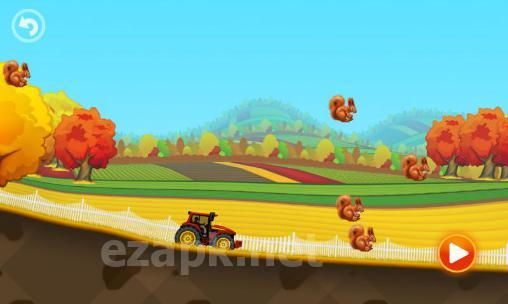 Fun kid racing: Autumn fun