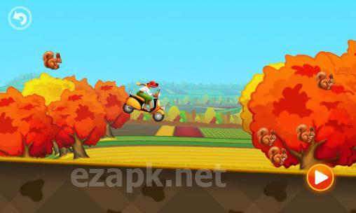 Fun kid racing: Autumn fun