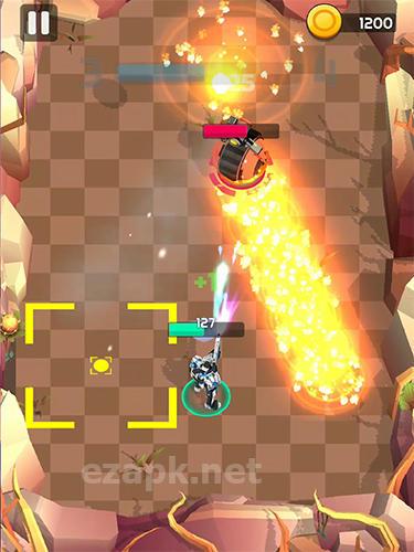 Shooting robot: Run and gun