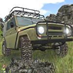 4x4 SUVs in the backwoods