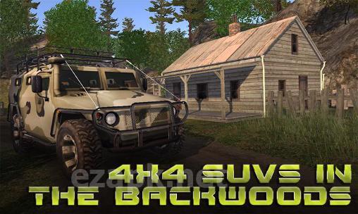 4x4 SUVs in the backwoods