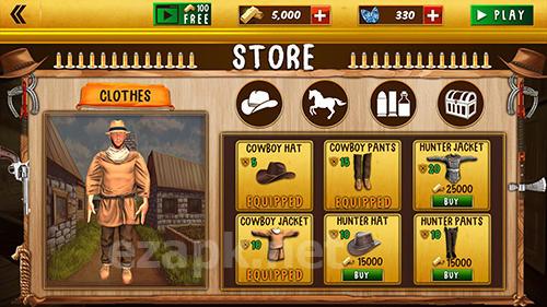 Western cowboy gun shooting fighter open world