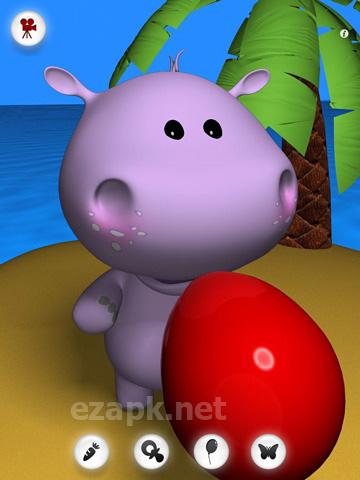 Talking baby hippo
