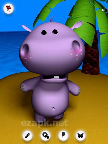 Talking baby hippo