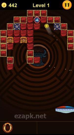 Arkanoid: Crush of Mythology. Brick breaker