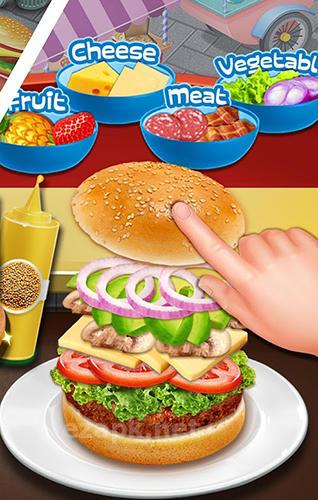 Street food stand cooking game