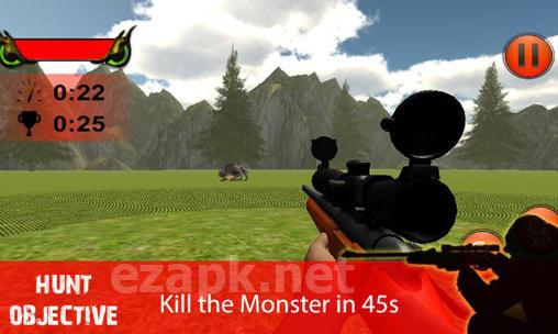 Monster: Sniper hunt 3D
