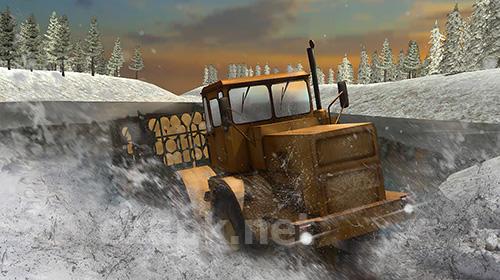 Winter timber truck simulator
