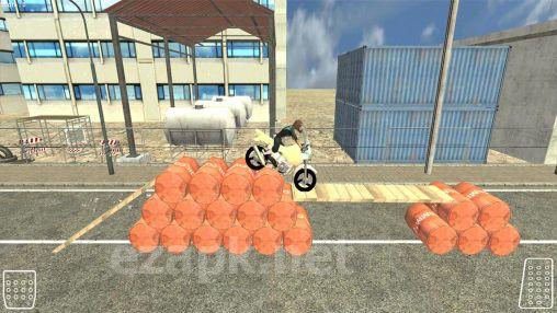 Motorbike stuntman