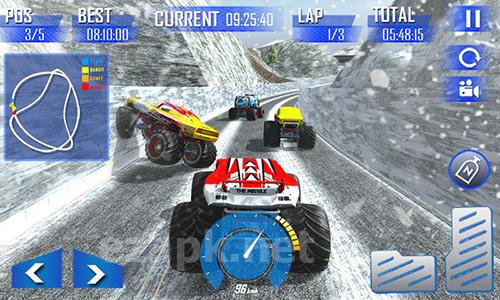 Snow racing: Monster truck 17. Snow truck: Rally racing 3D