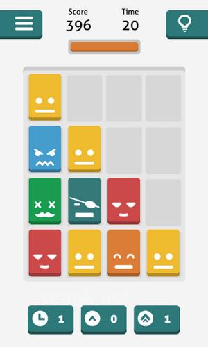 Hues game: Threes powered up!