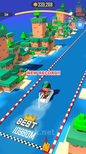 Jump rider: Crazy boat