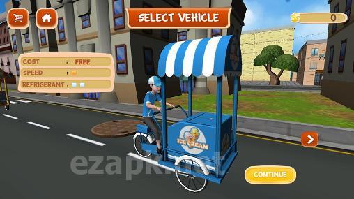Beach ice cream delivery