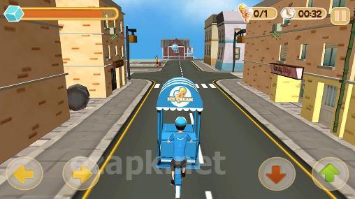 Beach ice cream delivery