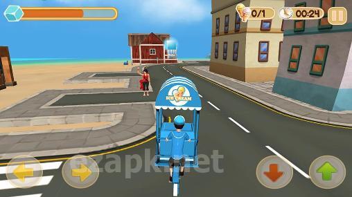 Beach ice cream delivery
