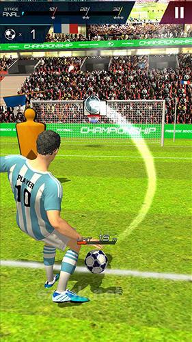 Soccer championship: Freekick