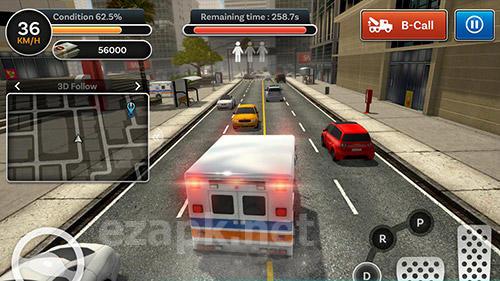 City ambulance: Rescue rush