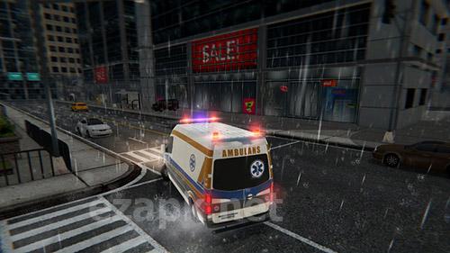 City ambulance: Rescue rush