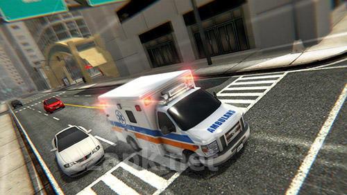 City ambulance: Rescue rush
