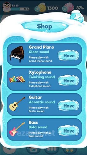 Piano tiles and penguin adventure