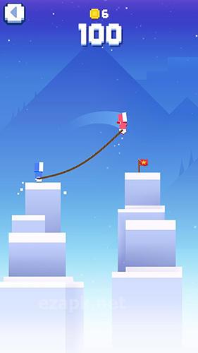 Icy ropes